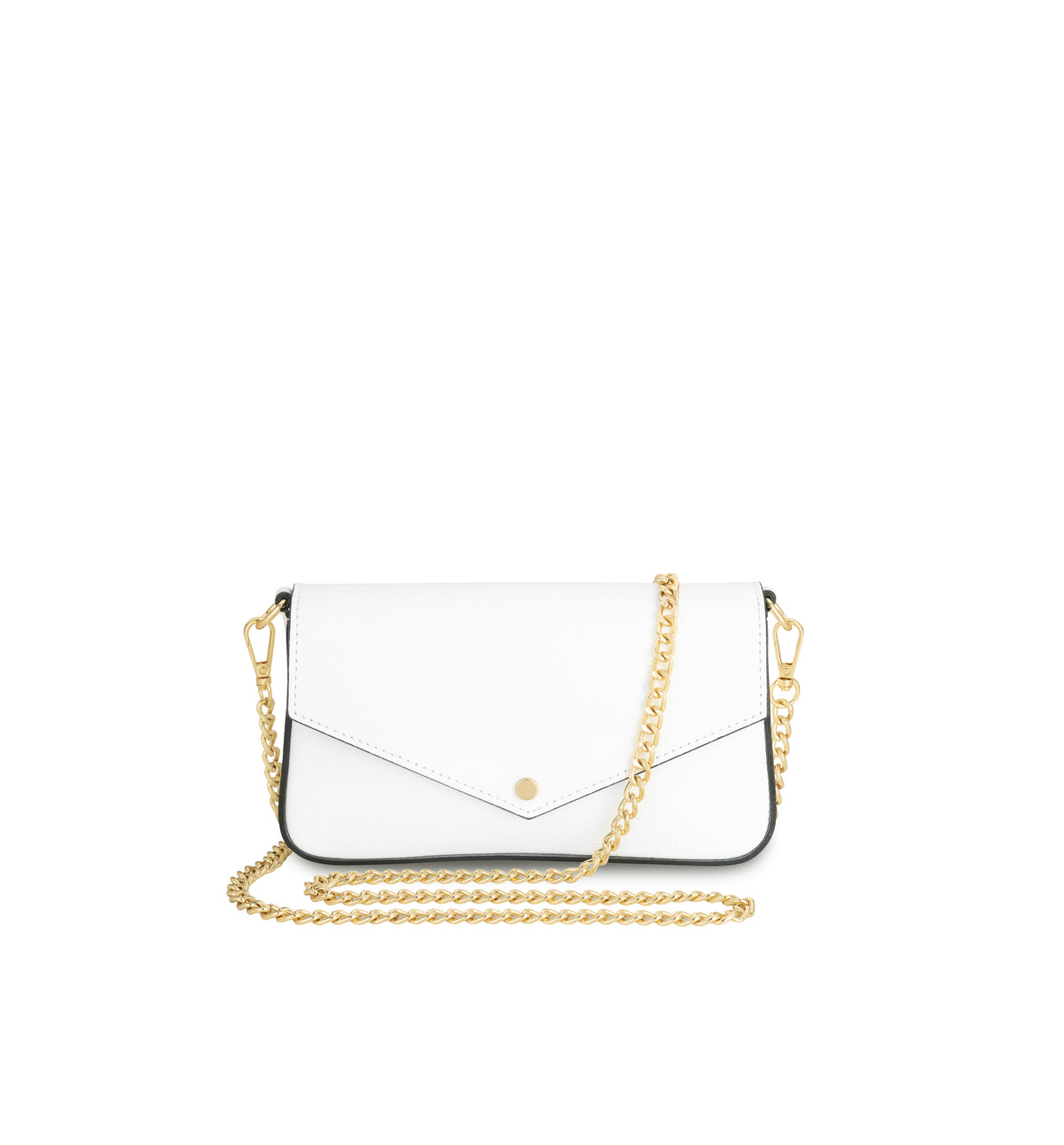 The Munro Black Leather Shoulder Bag