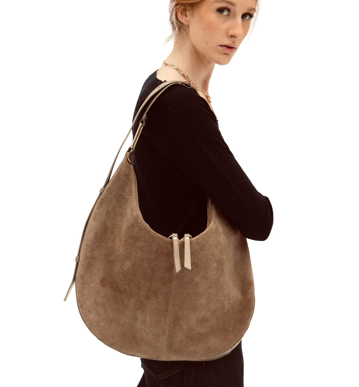 The Nora Suede Bag