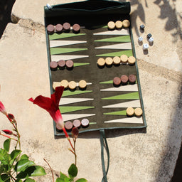 Luxury Leather Travel Backgammon Sets