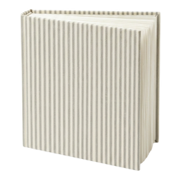 Linen Stripe Square Photo Album