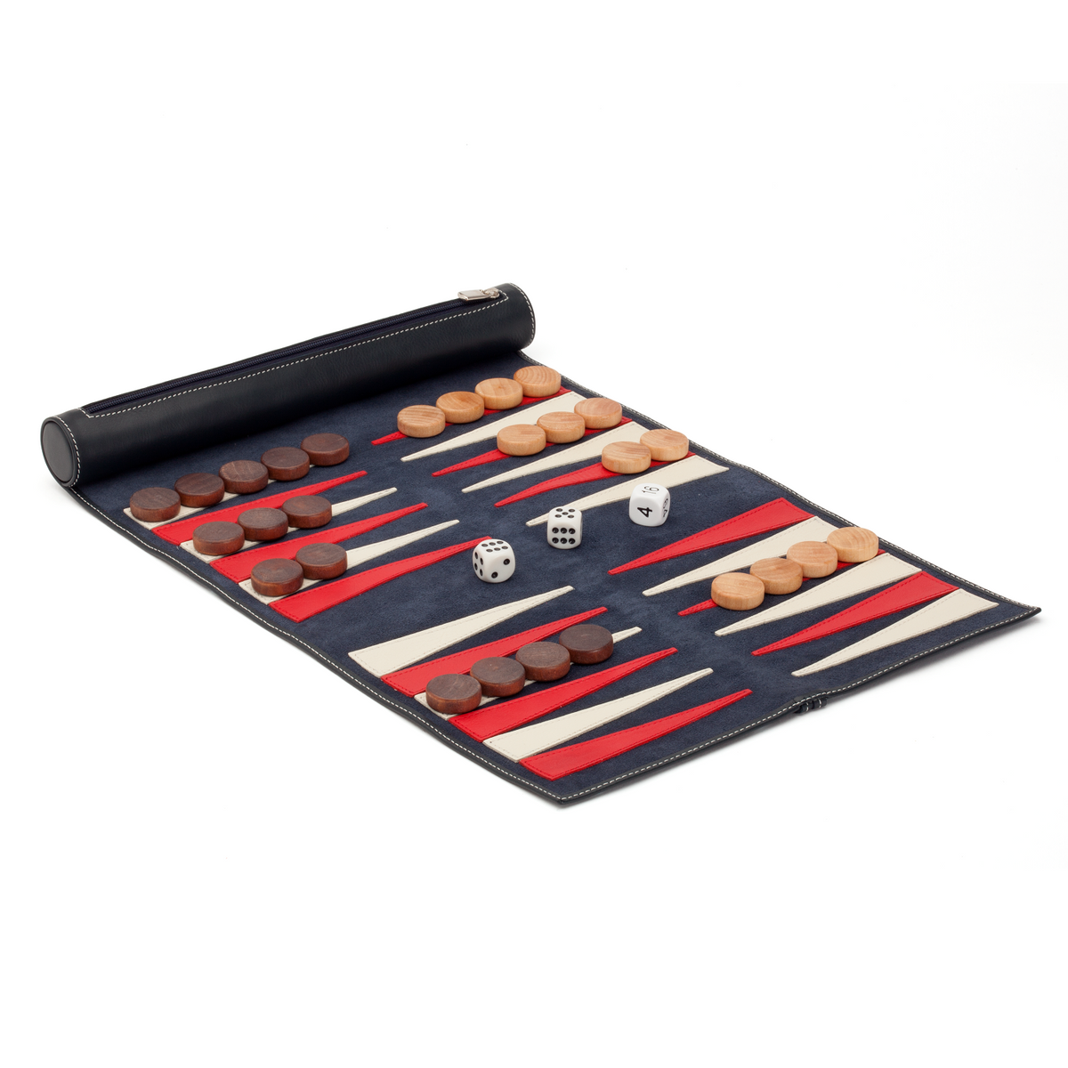 Luxury Leather Travel Backgammon Sets