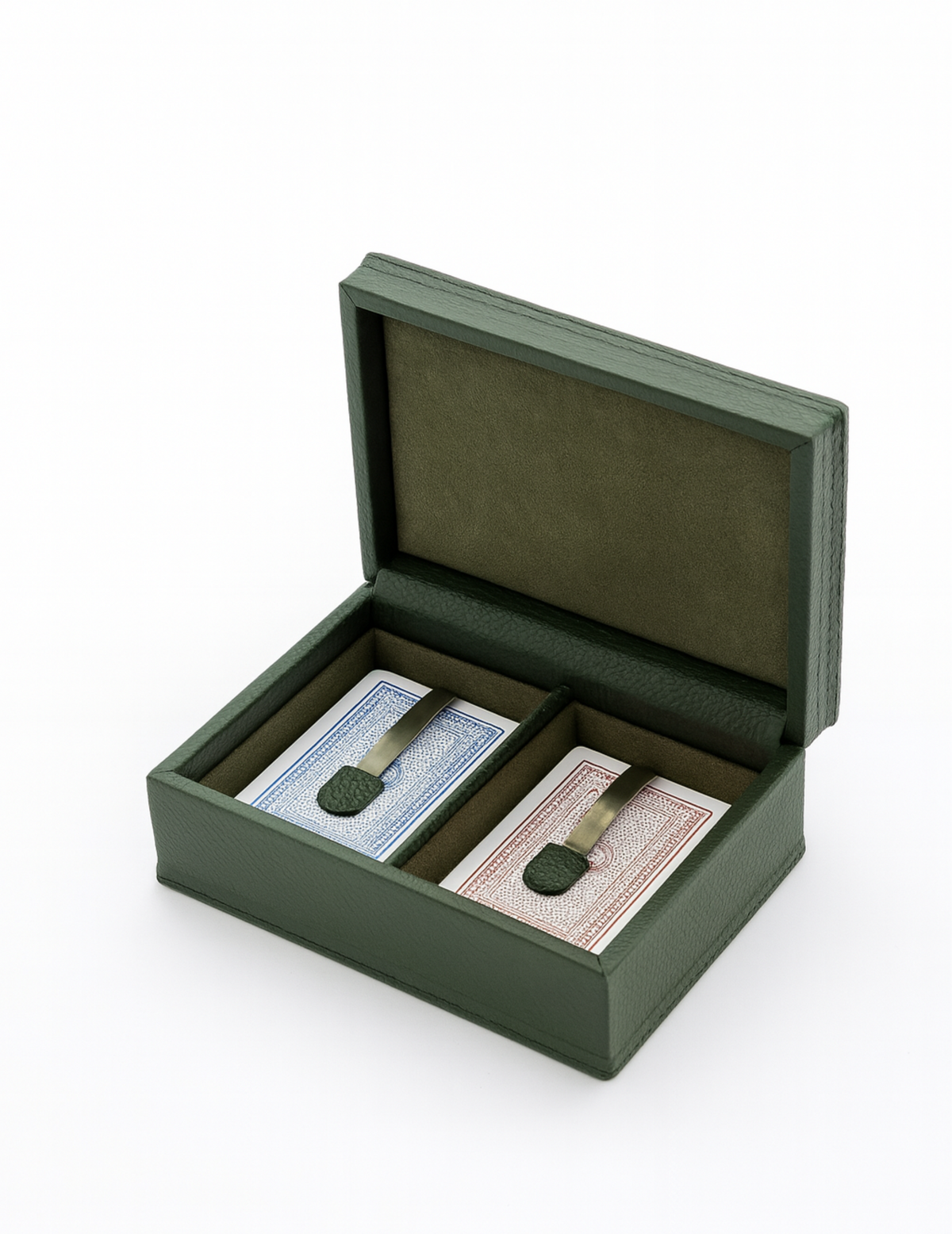 Box of Cards in Hunter Green