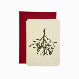 Mistletoe Christmas Greeting Card | Christmas Card