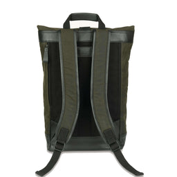 The Cavendish Waxed Canvas & Leather Backpack