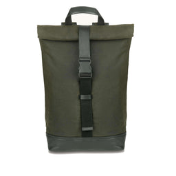 The Cavendish Waxed Canvas & Leather Backpack