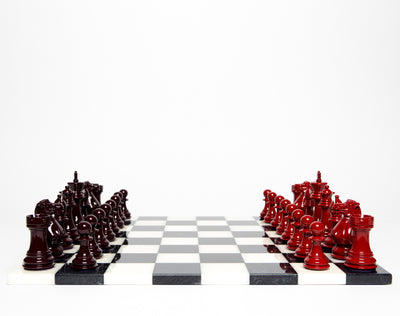 Luxury Bold Chess Set in Decadent Chocolate and Lava Falls