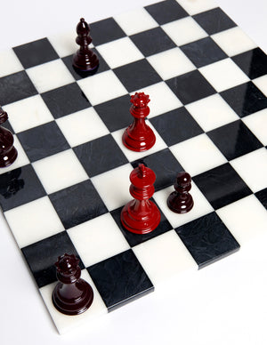 Luxury Bold Chess Set in Decadent Chocolate and Lava Falls – Handcrafted by Purling