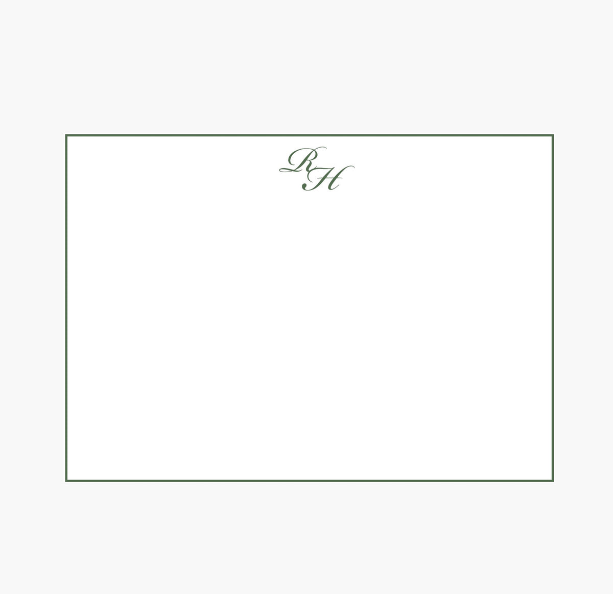 The Monogram Notecard Set