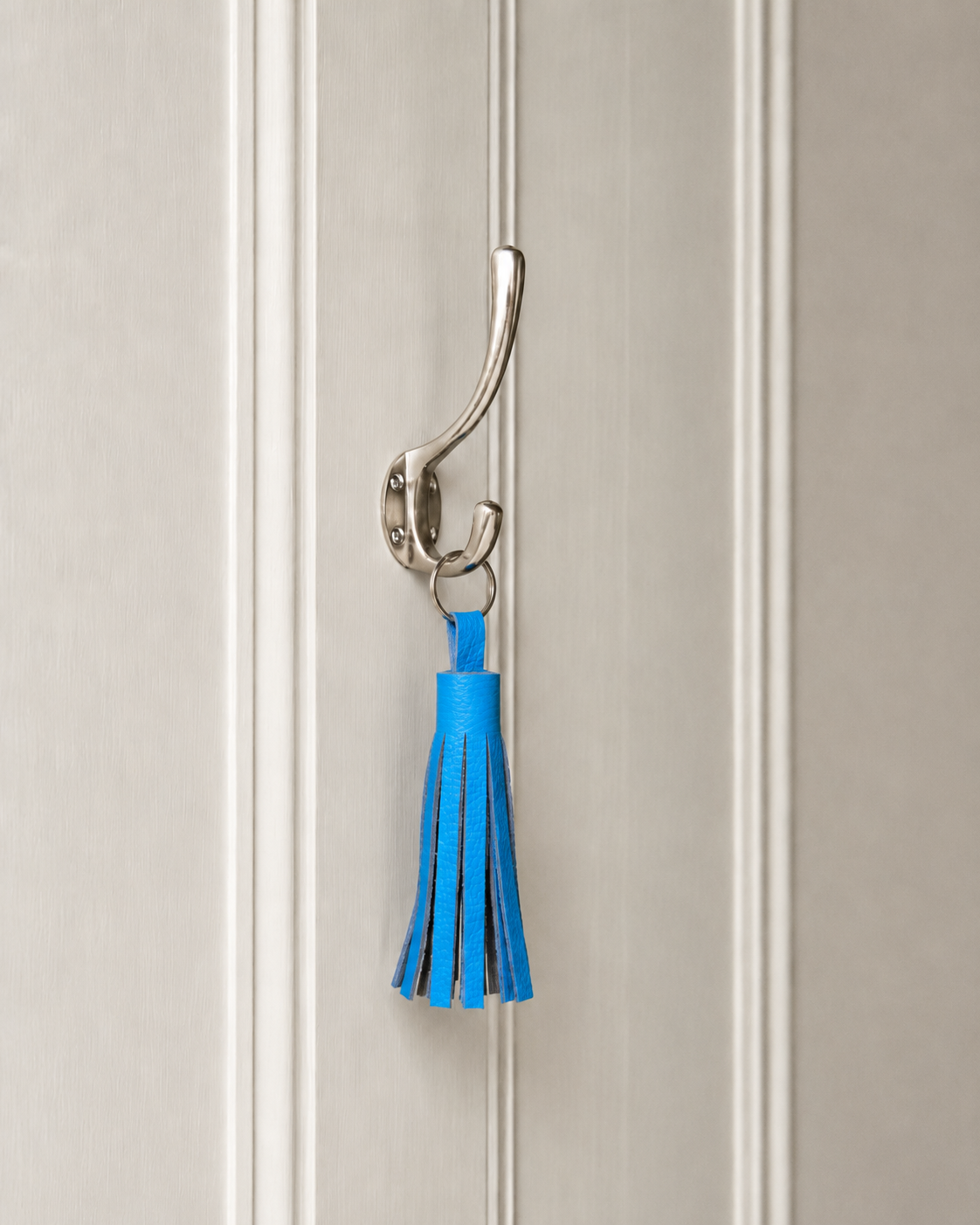 Leather Tassel Keyring & Bag Charm