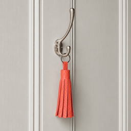 Leather Tassel Keyring & Bag Charm