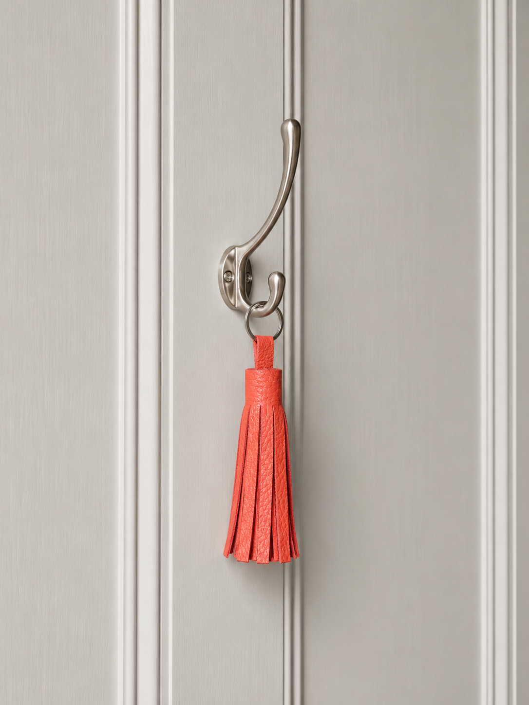 Leather Tassel Keyring & Bag Charm