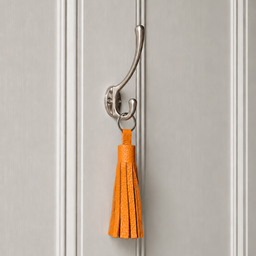 Leather Tassel Keyring & Bag Charm