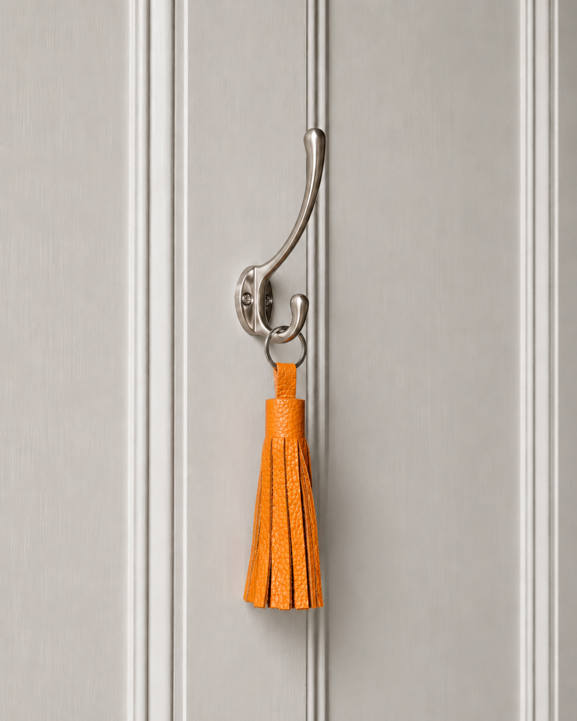 Leather Tassel Keyring & Bag Charm