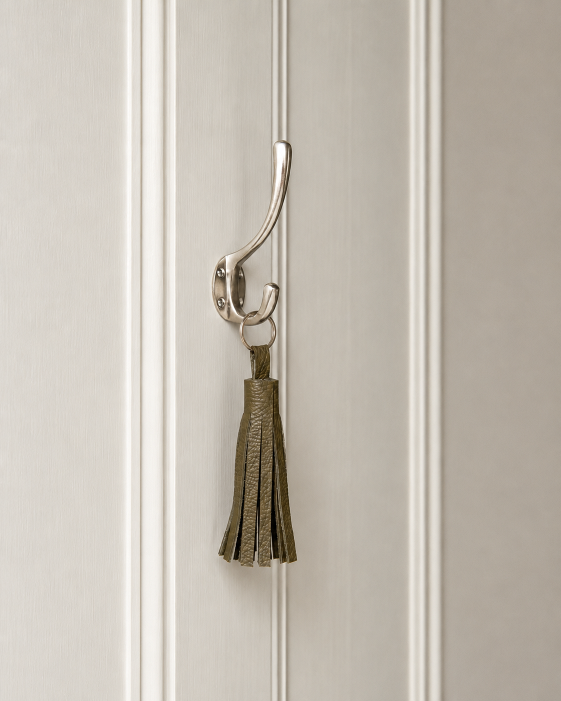 Leather Tassel Keyring & Bag Charm