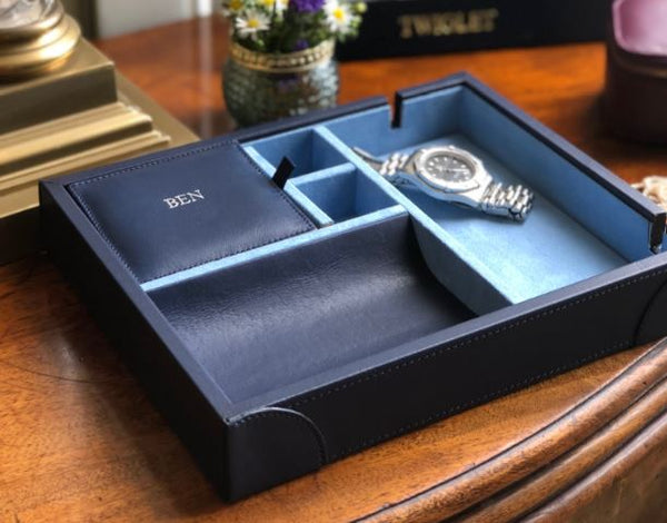 Leather Valet Trays