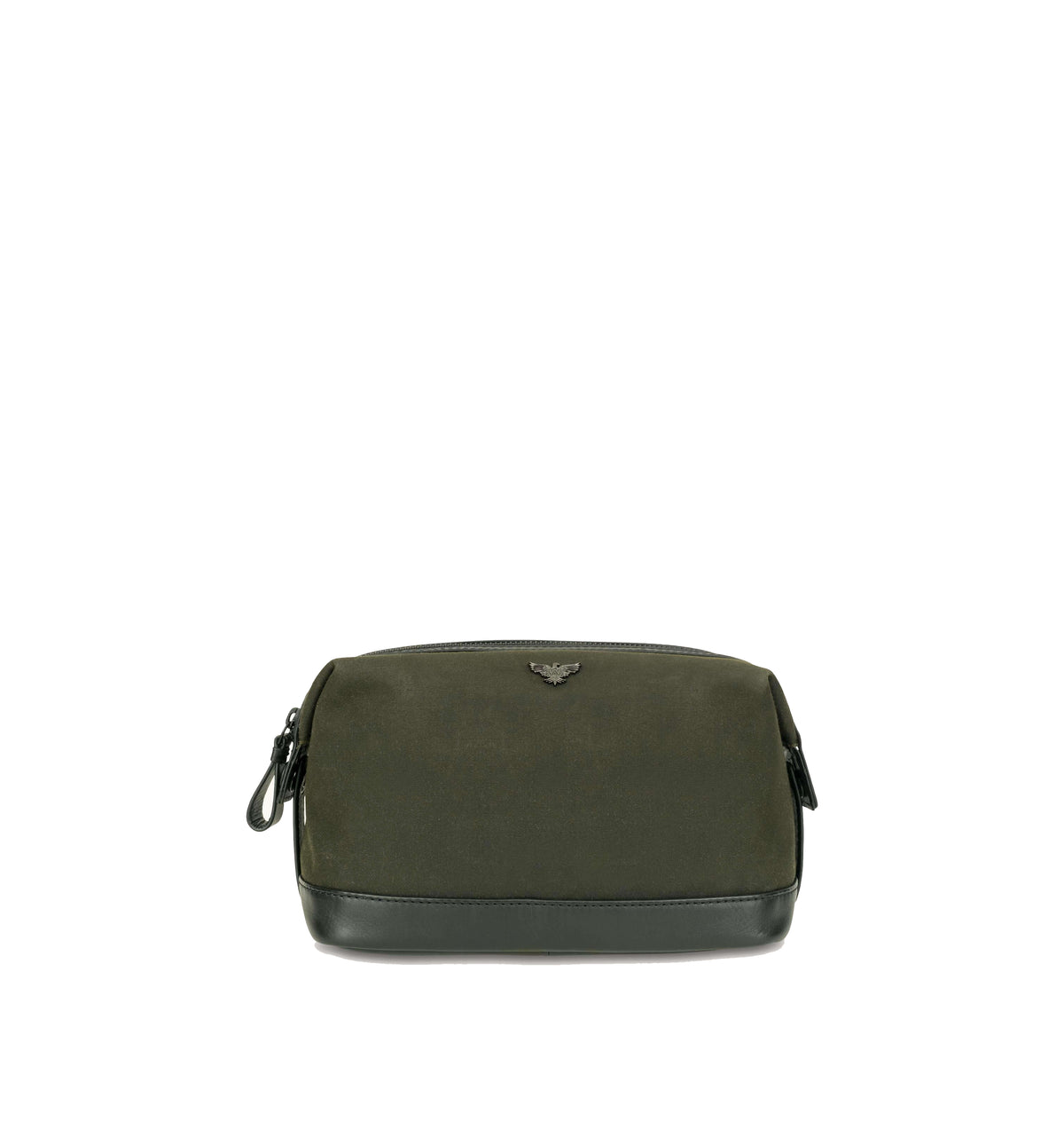 The Cavendish Waxed Canvas & Leather Wash Bag