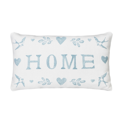 'Home' Small Lavender Pillow