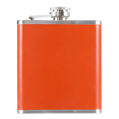 Orange Hip Flask