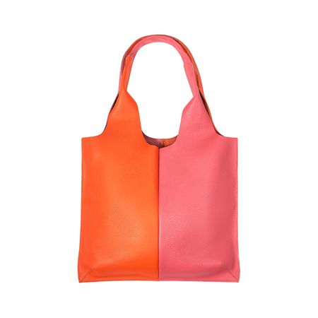 Pink and Orange Tote Bag