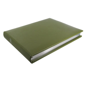 Marlborough Lined Landscape Leather Visitors Book