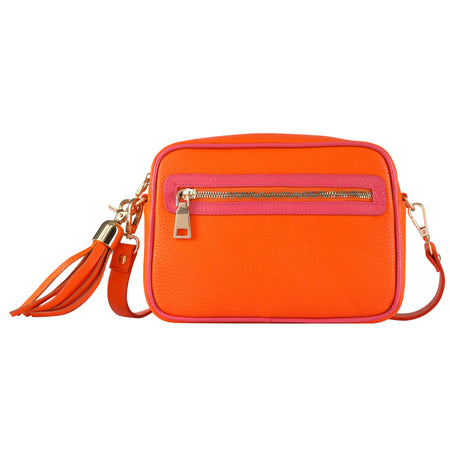 Pink & Orange Cross Body Bag