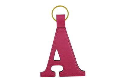 Fuchsia Alphabet Keyrings