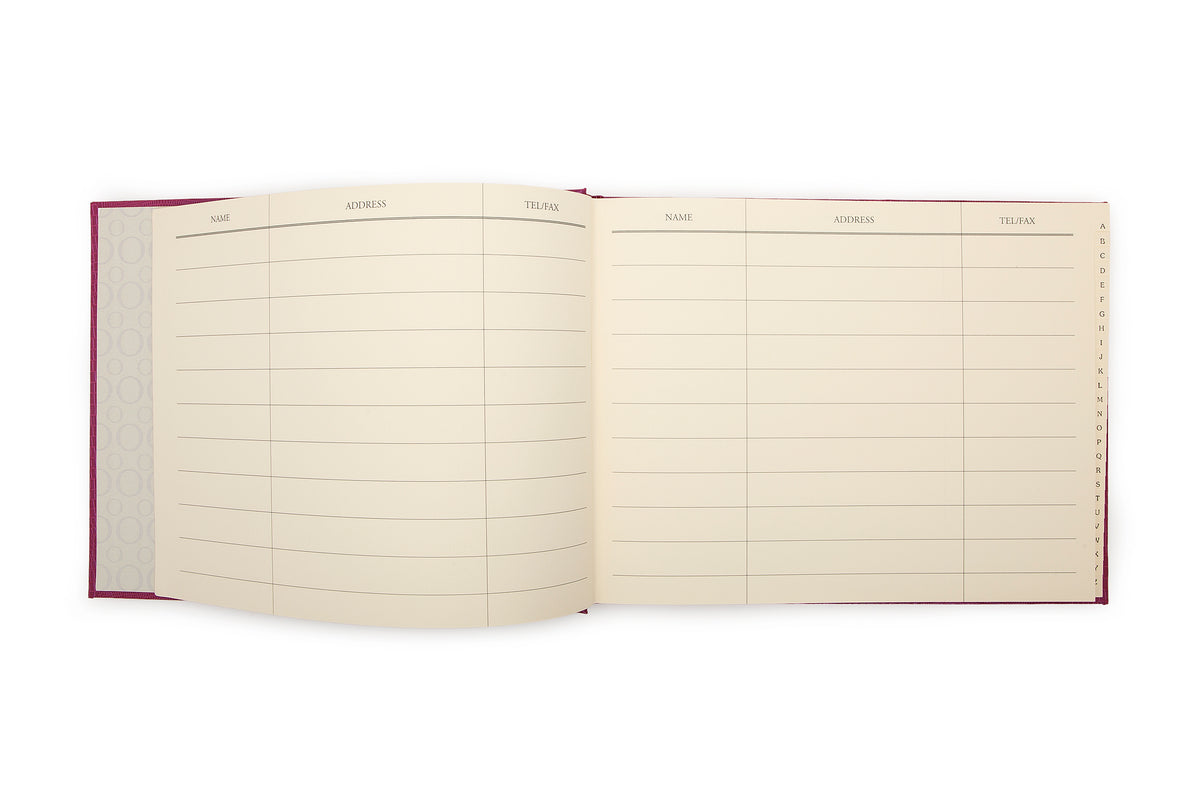 Round Address Book Large Address Book – Noble Macmillan