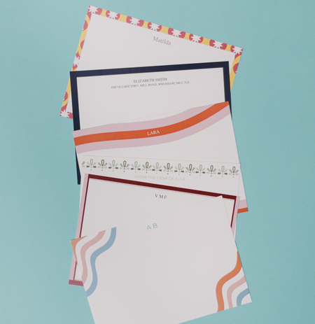 Wave Personalised Correspondence Cards