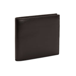 Black Calf Leather Coin Purse Wallet