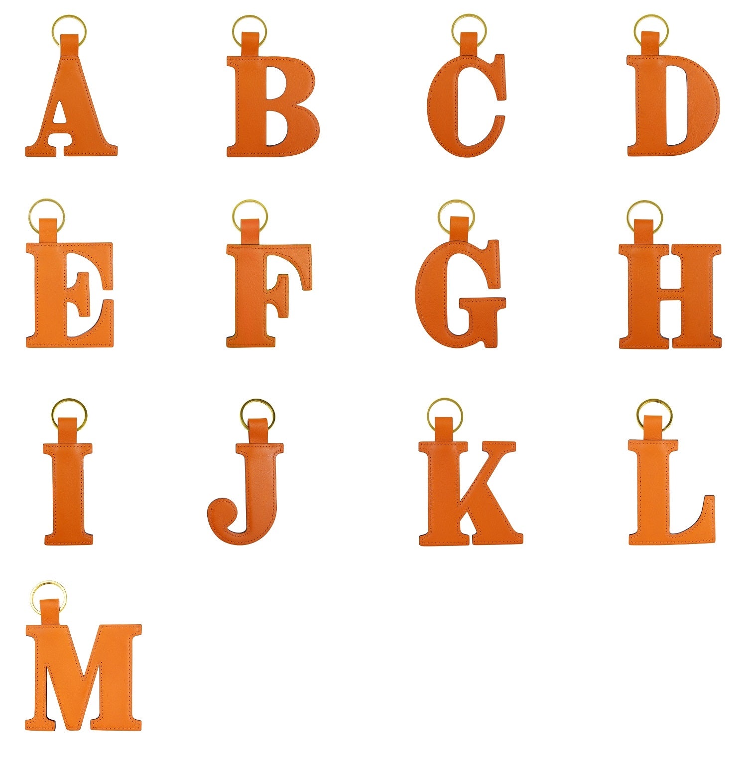 Tangerine Alphabet Keyrings – Noble Macmillan