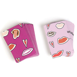 Jakki Doodles Cards Set - Pink lips