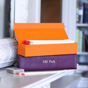 Luxury Matchbox in Cyclamen