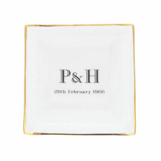 Initials and Date Dish