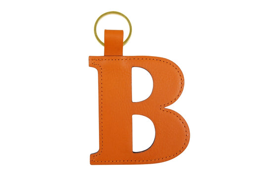 Tangerine Alphabet Keyrings