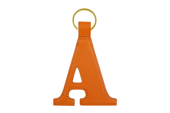 Tangerine Alphabet Keyrings
