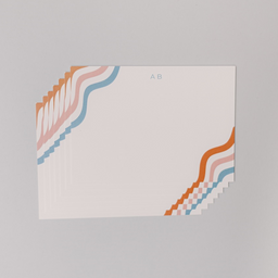 Wave Personalised Correspondence Cards