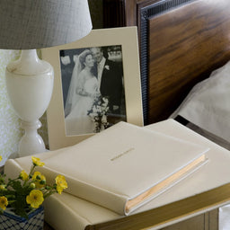 Linen Landscape Wedding Guest Book